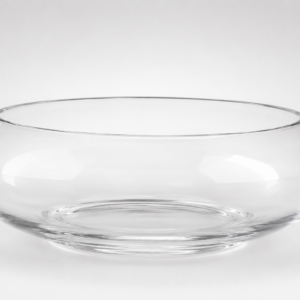 Classic Low Clear Florist's Vase