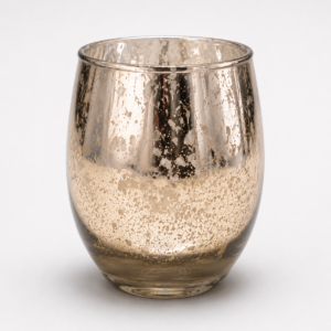 Gold Mercury Glass Votive Holders