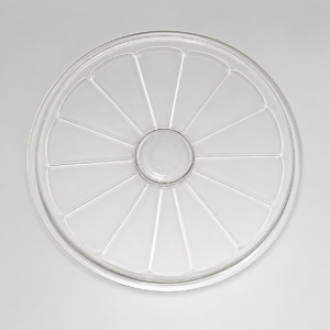 Vintage Twelve-Section Glass Party Tray (Quantity 1)