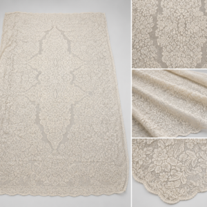 Vintage Crocheted Lace Tablecloth